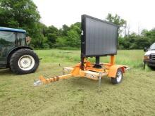SOLAR TECH SILENT MESSANGER II ROAD SIDE SIGN