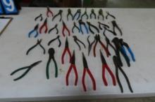 GROUP OF PLIERS AND CHANNEL LOCKS
