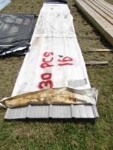 METAL SHEETING 16FT APPROX 25 SHEETS ALL 1 MONEY