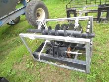 NEW JCT POST HOLE DIGGER W 3 AUGERS 10,12,16