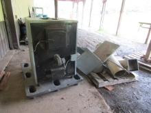 SOUTHERNAIR WOOD FURNACE WITH PALLET OF PIPE AND