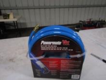 NEW POWER MATE VX 50' X 3/8" PVC AIR HOSE