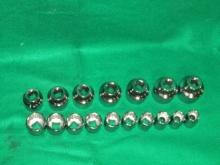 NEW CRAFTSMAN 3/4" DRIVE 12PT SOCKET 7PC SET