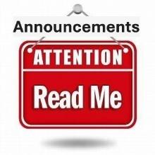 THE AUCTIONEER MAKES ANNOUNCEMENTS AT THE