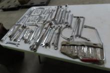 LARGE GROUP OF WRENCHES VARIOUS SIZES SNAP ON,