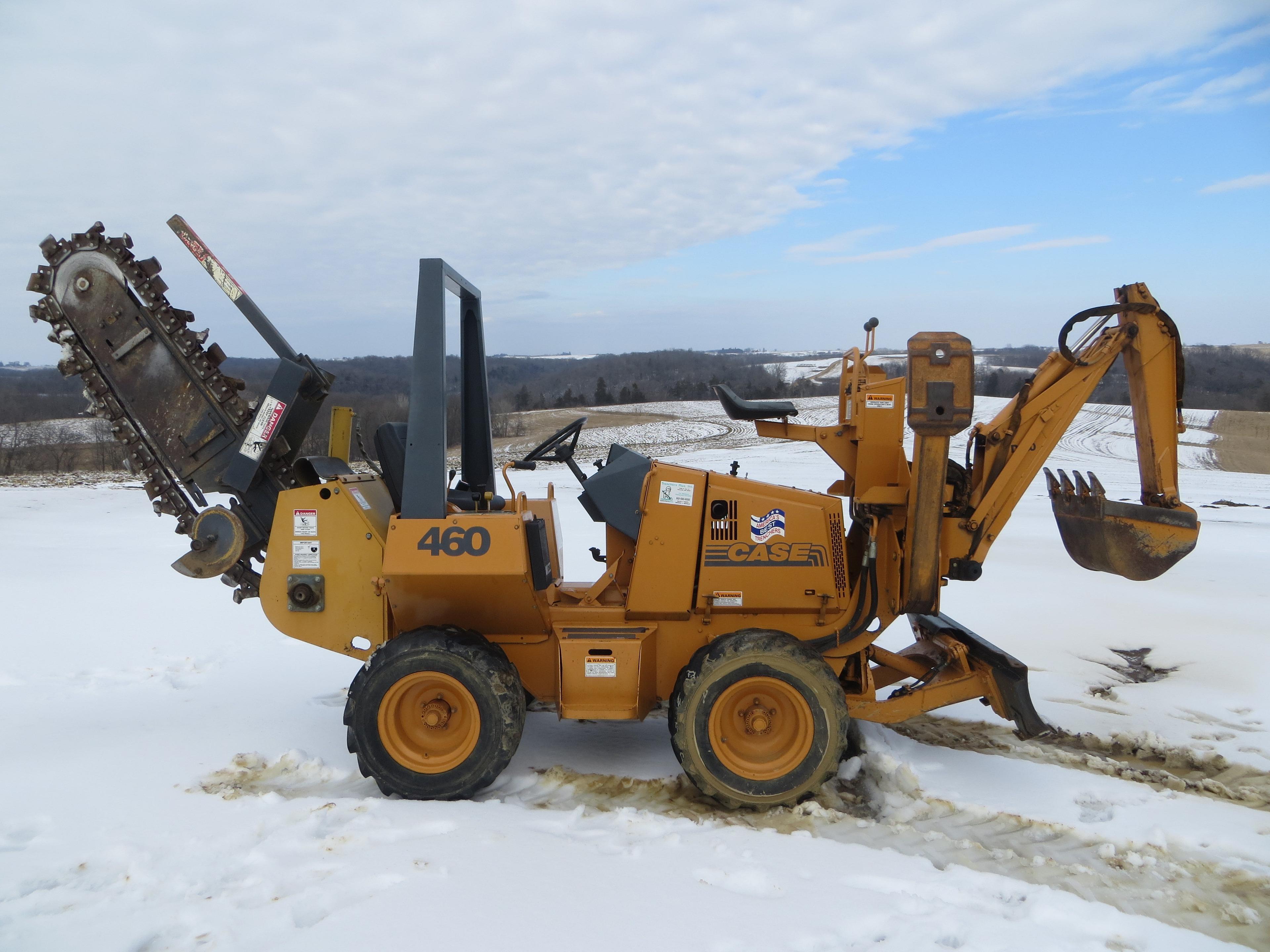 Case 460 diesel trencher