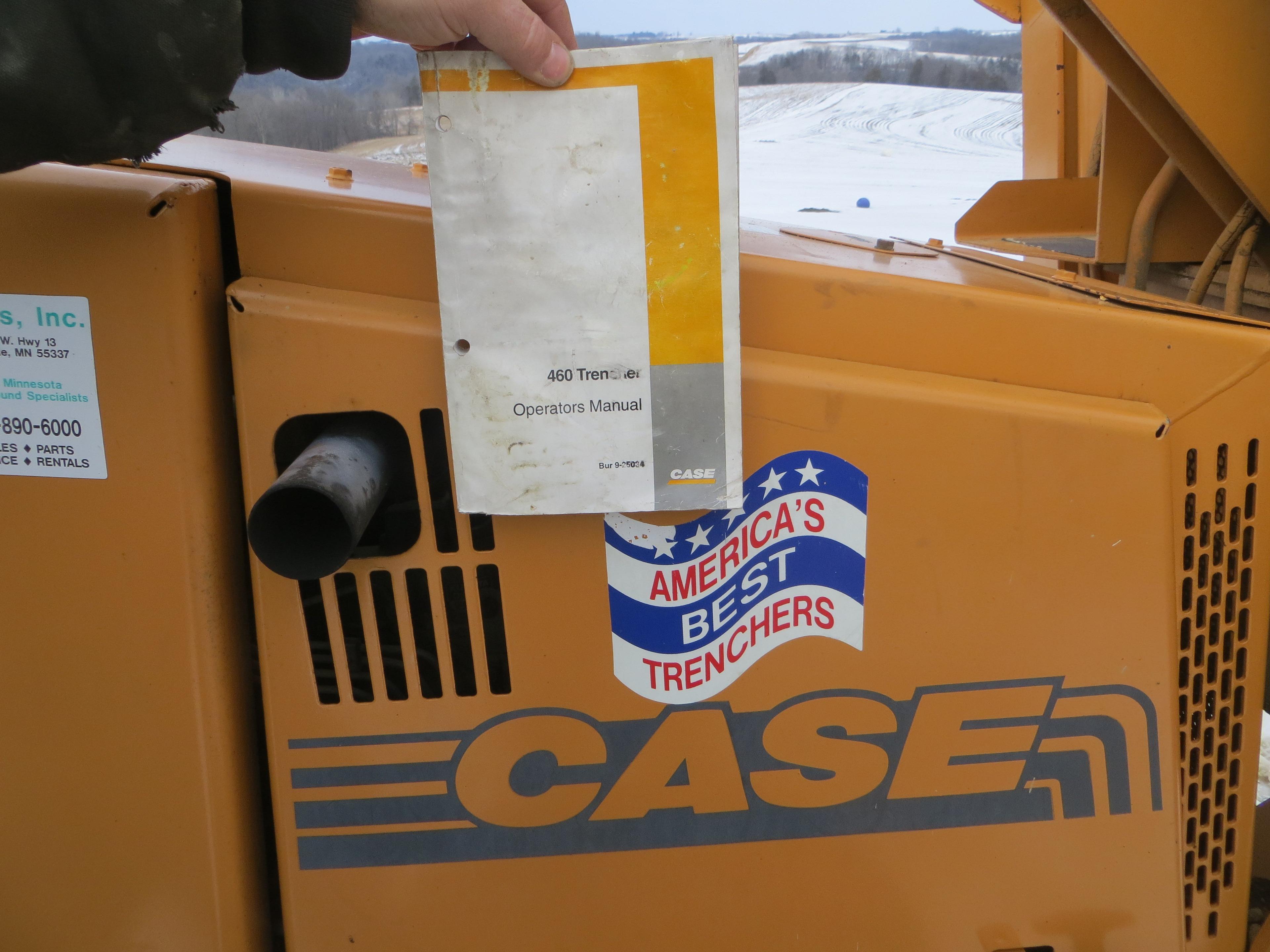 Case 460 diesel trencher