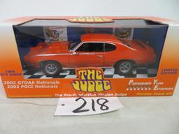 Ertl LE The Judge 1969 GTO Judge, Pre Pro Commemorative Limited Edition, 1/16 Scale