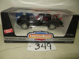 Ertl	 1963 Corvette Sting Ray 	Collector Edition, American Muscle