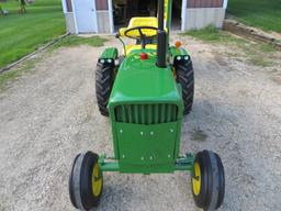 JD 4020 Diesel & GP JD 3 bottom plow 1/2 scale, one of a kind