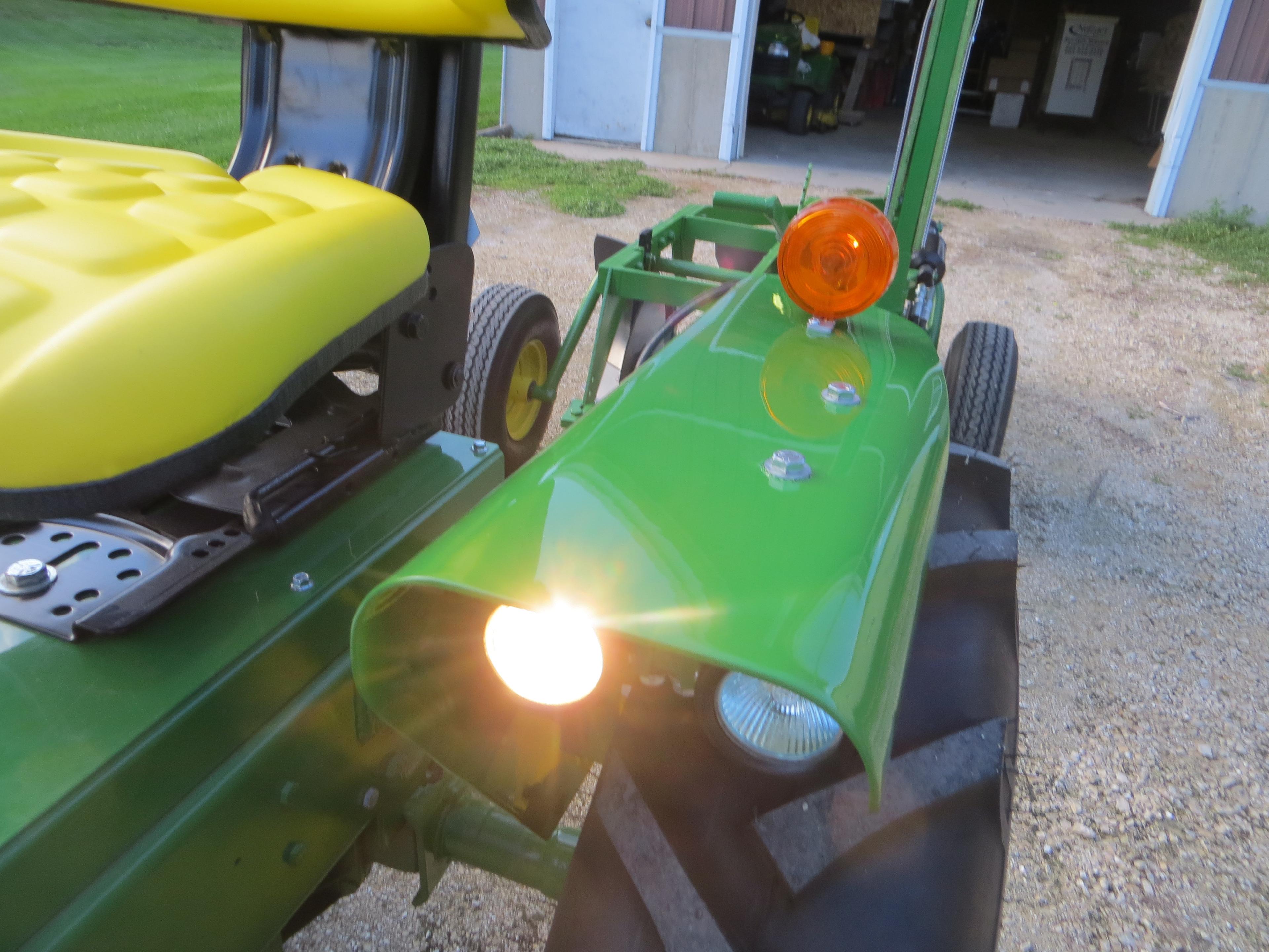 JD 4020 Diesel & GP JD 3 bottom plow 1/2 scale, one of a kind