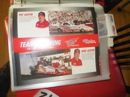 book full of decals