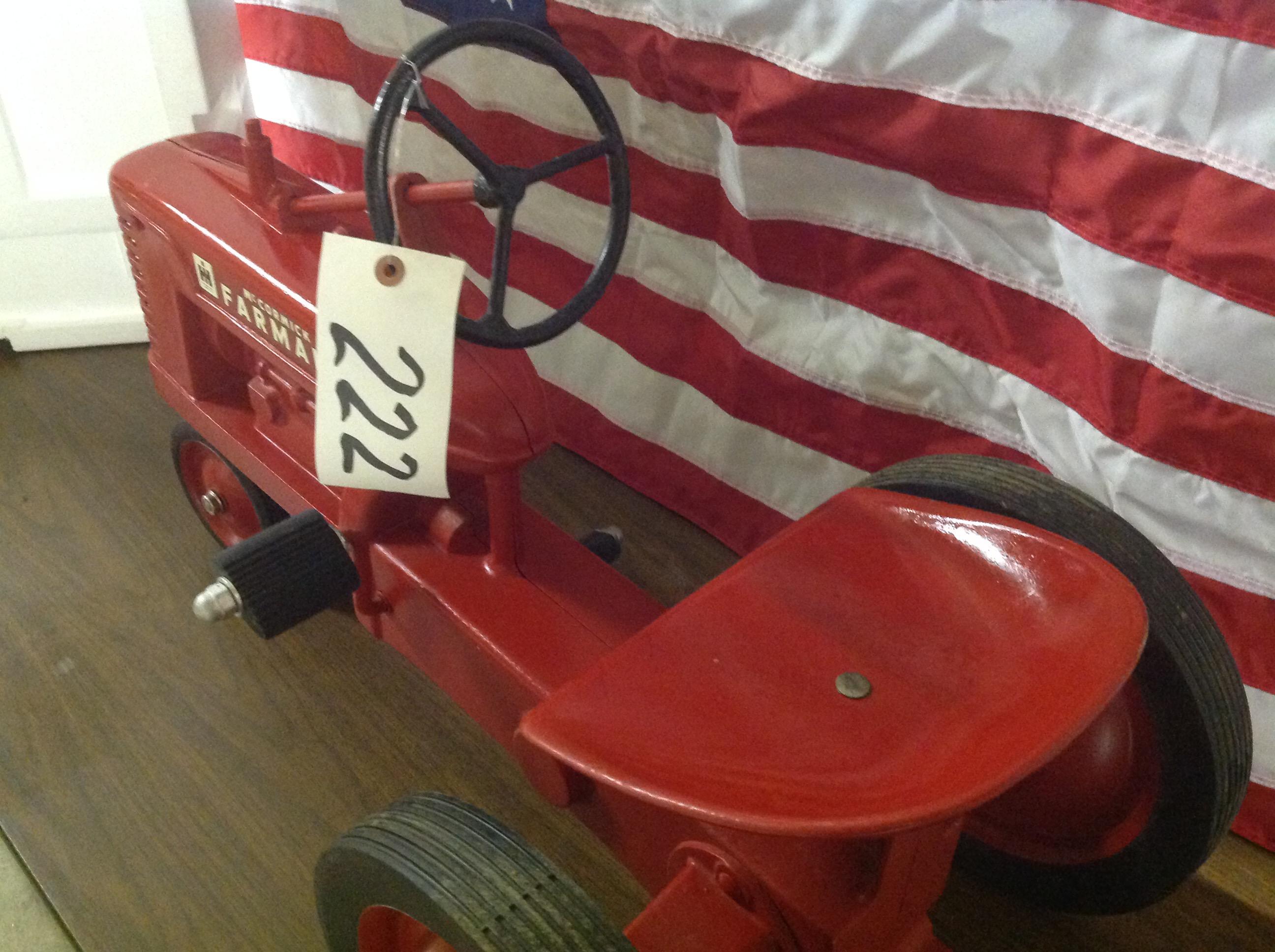Farmall Open Grill Small H Pedal Tractor Restored	Dubuque, IA	Eska