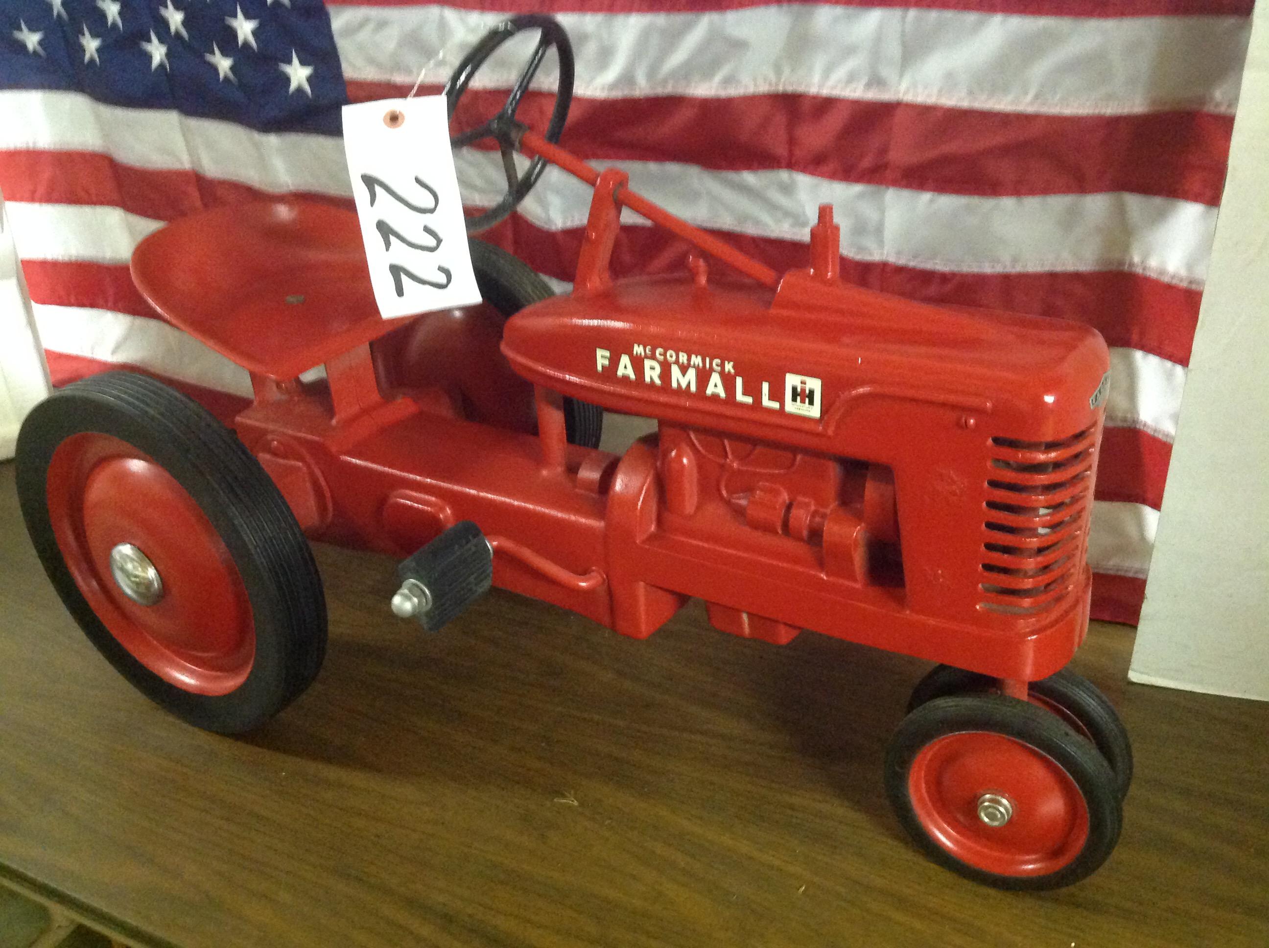 Farmall Open Grill Small H Pedal Tractor Restored	Dubuque, IA	Eska