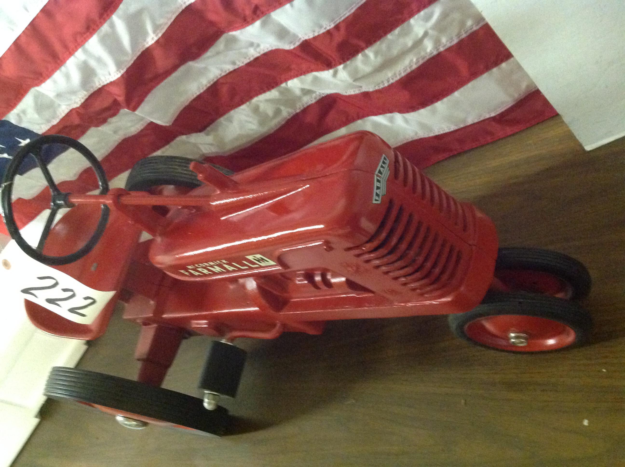 Farmall Open Grill Small H Pedal Tractor Restored	Dubuque, IA	Eska