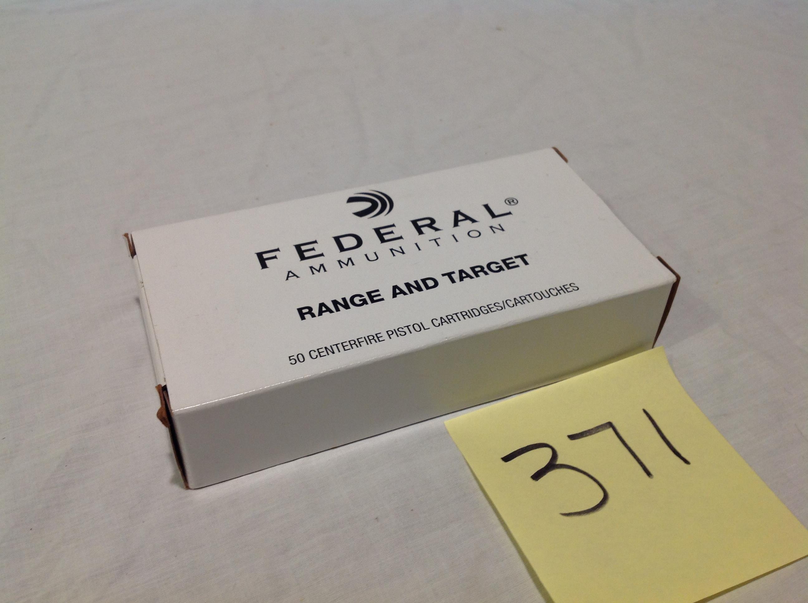 Federal ammunition  40 S&W 165 grain FMJ