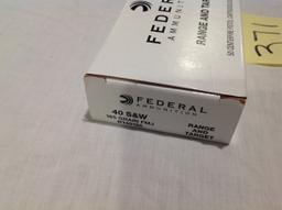 Federal ammunition  40 S&W 165 grain FMJ