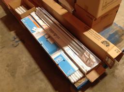 Must pick up  12-T8 4' florescent, 4 T12 4' florescent, 3 - 4' TA LED, 4 - 14 watt T12 fl