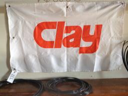 Clay cloth flag