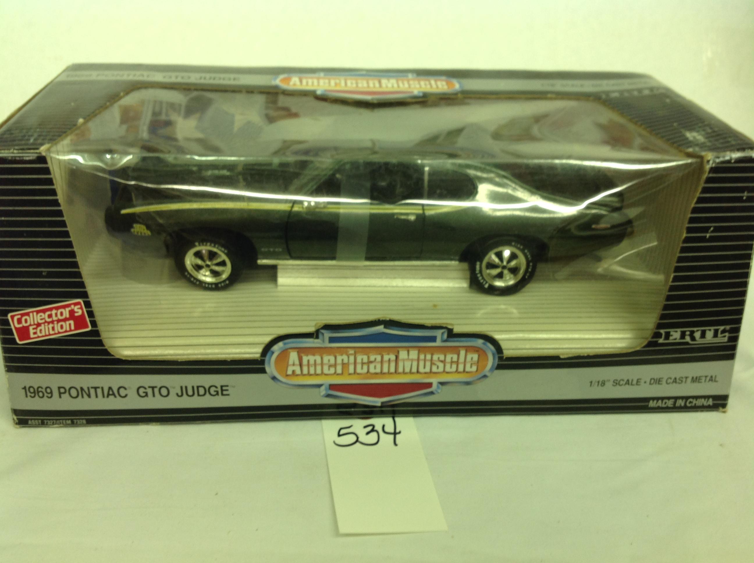 1969 Pontiac GTO Judge, American Muscle 1/18 scale