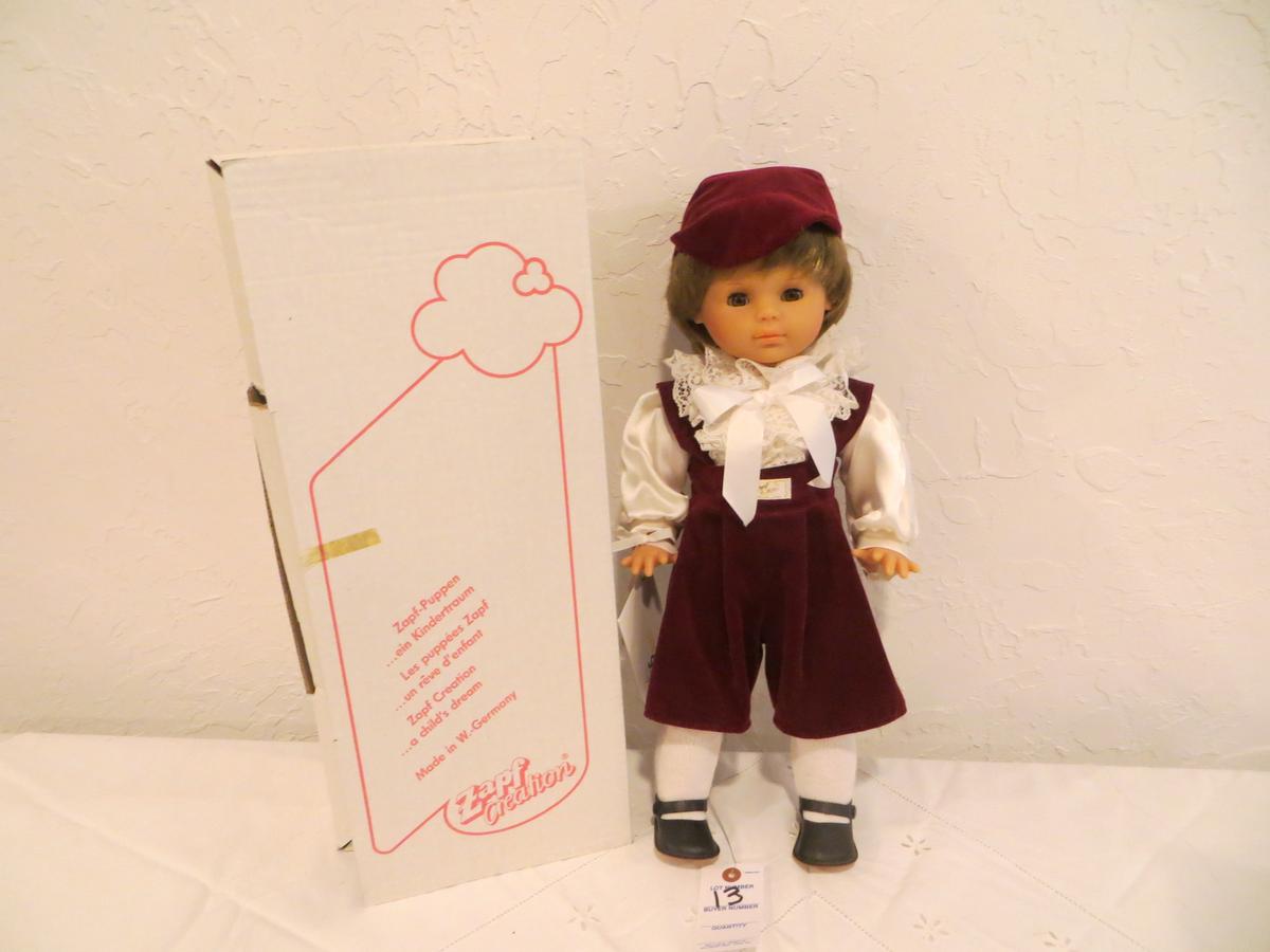 Zapf Creation "Colette" Doll Christian No 62 of 1000