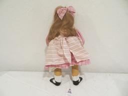 Gotz Doll Pink and White Dress