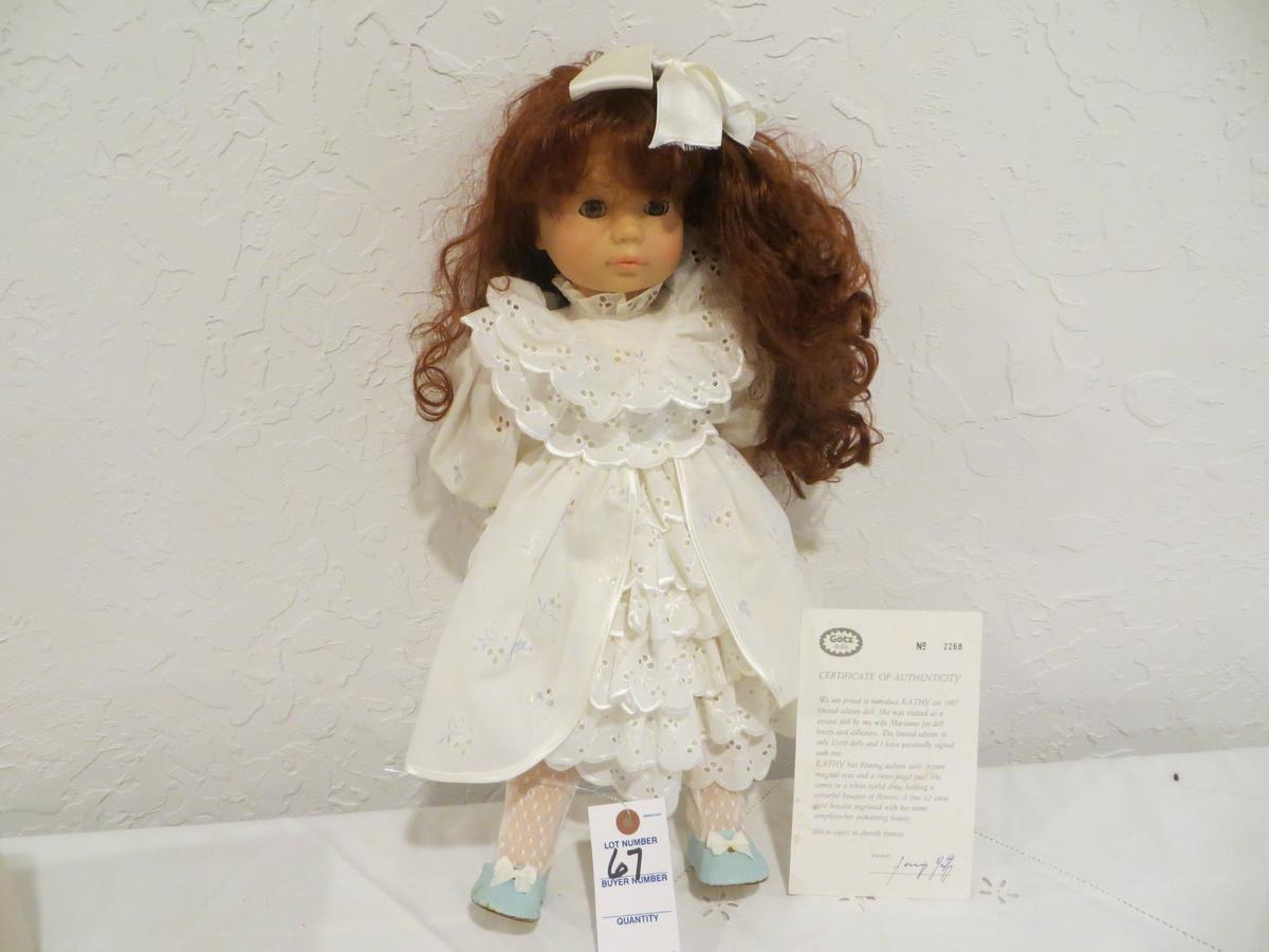 Gotz #2268 Kathy Doll 1987 Limited Edition Doll