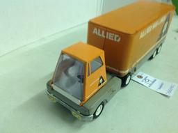 Tonka Vintage Allied Van Lines, Pressed Steel Semi Truck & Trailer