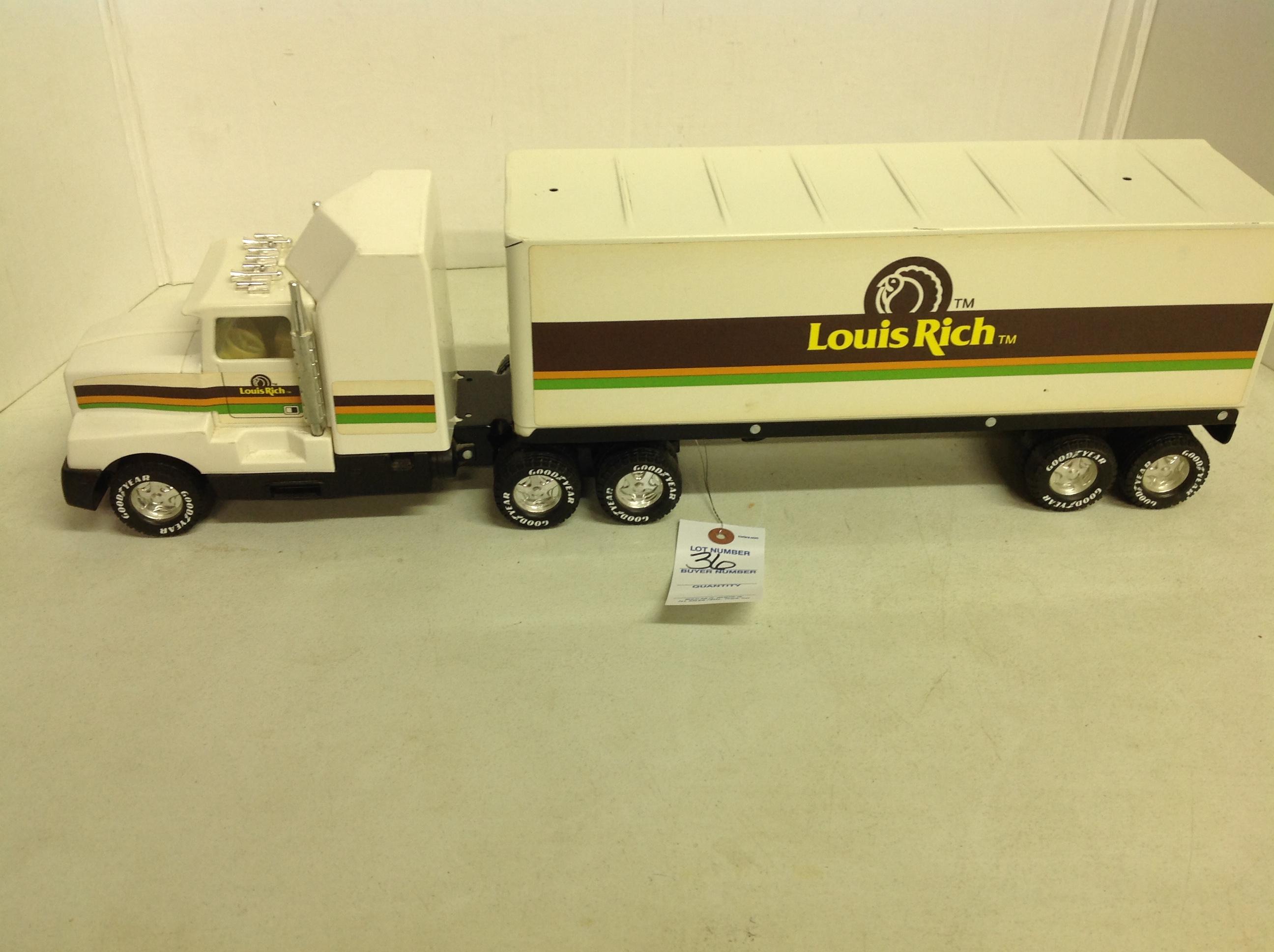 Nylint 18 Wheeler, Louis Rich semi w/Goodyear tires