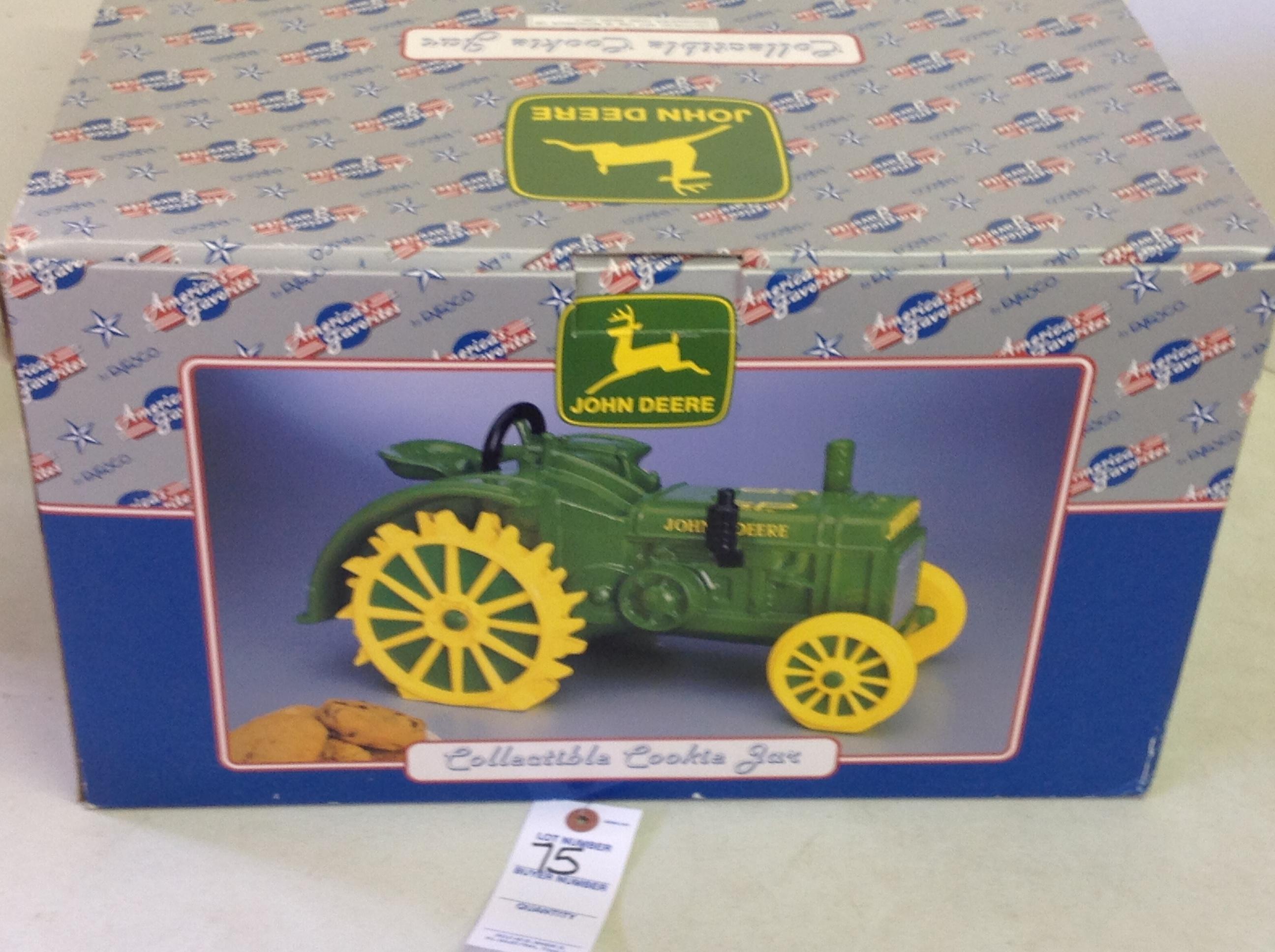 John Deere Collectible Cookie Jar, Enesco America's Favorites