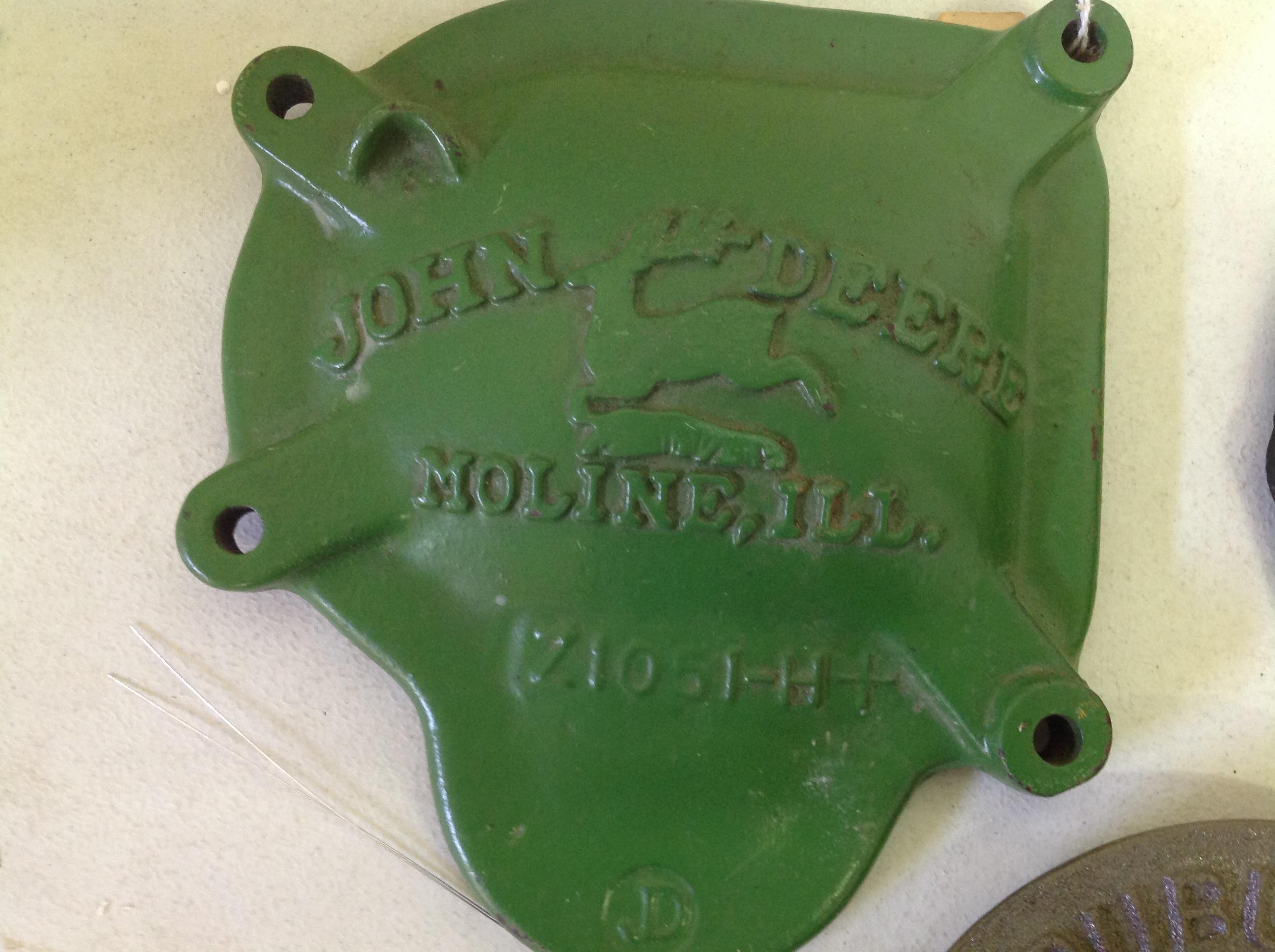 Rare Foundry Employee 1987 "Last Melt", John Deere part, stove top &