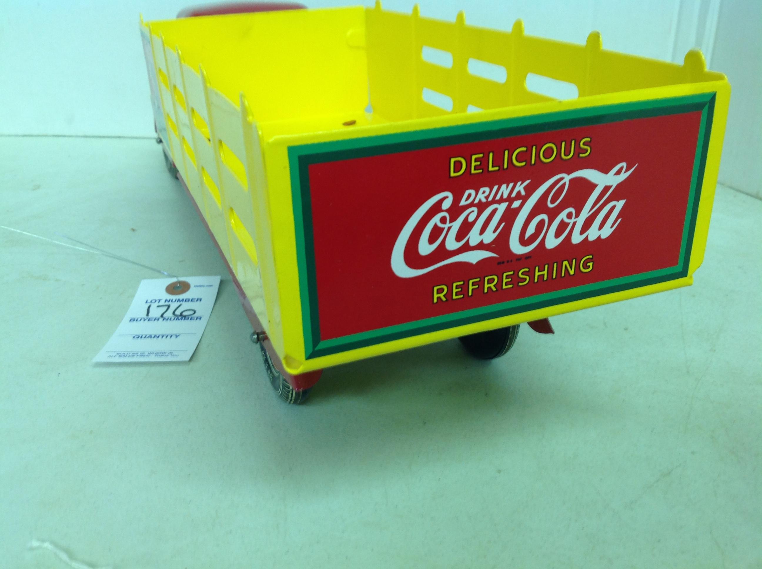 Louis Marx & Co, Coca Cola Delivery Truck Toy, Pressed Steel Truck