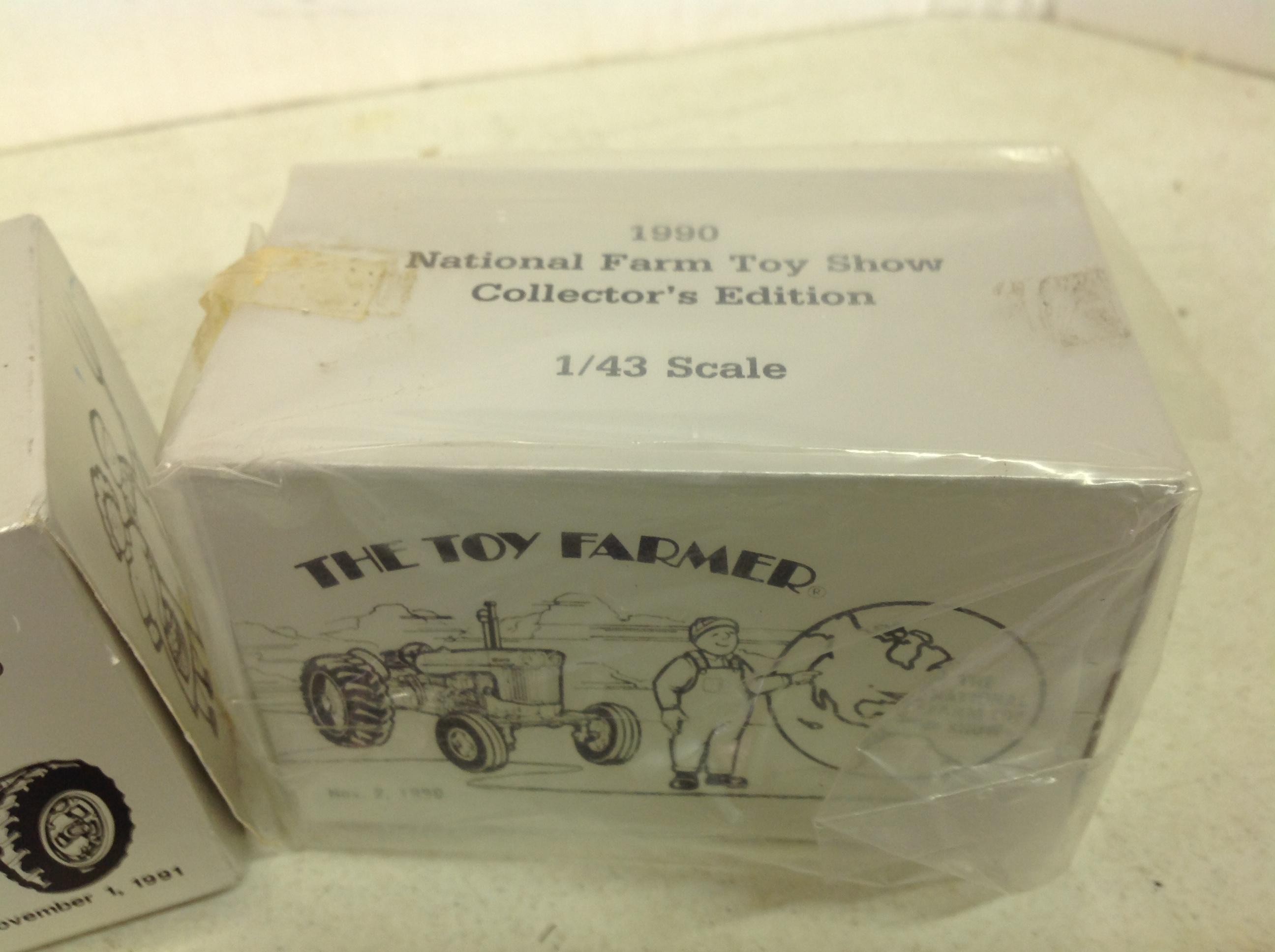 1990,'91,'96 National Toy Farmer Toy Show, Collector Edition Toys, 1/43 sca