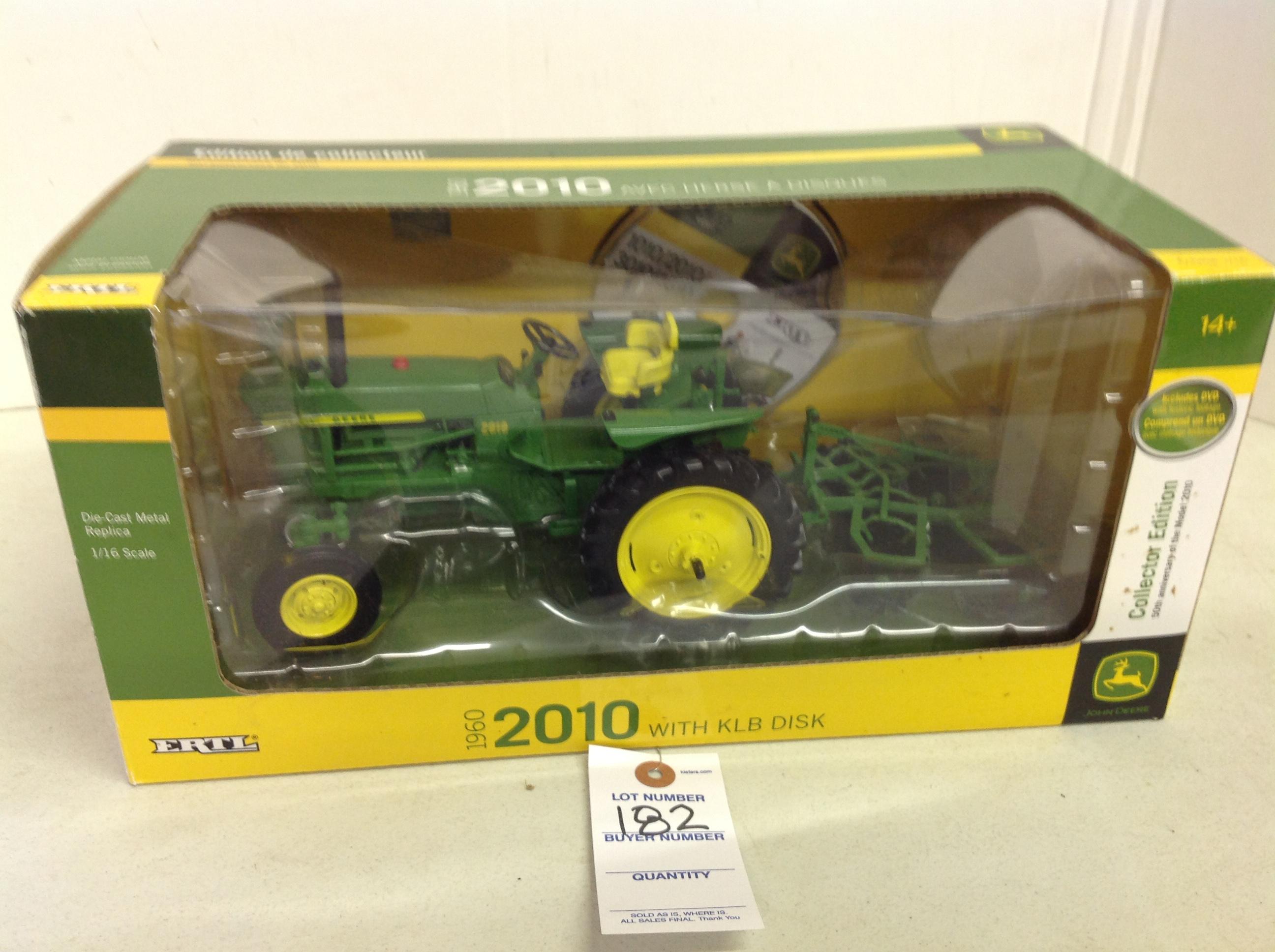 John Deere 1960 2010 w/KLB Disk, Collector Edition, 50th Anniversary