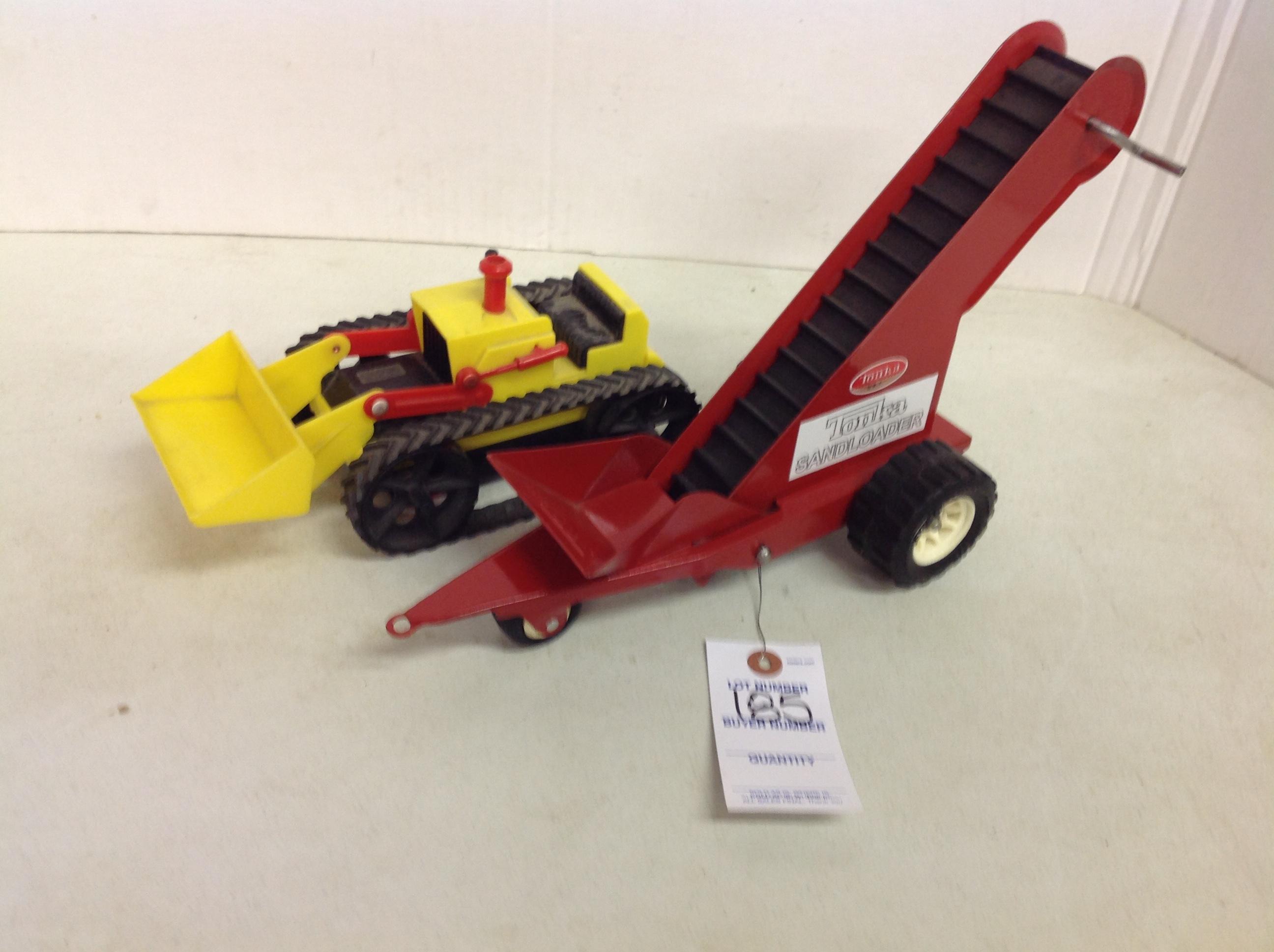 Tonka Sand loader w/plastic bull dozer loader