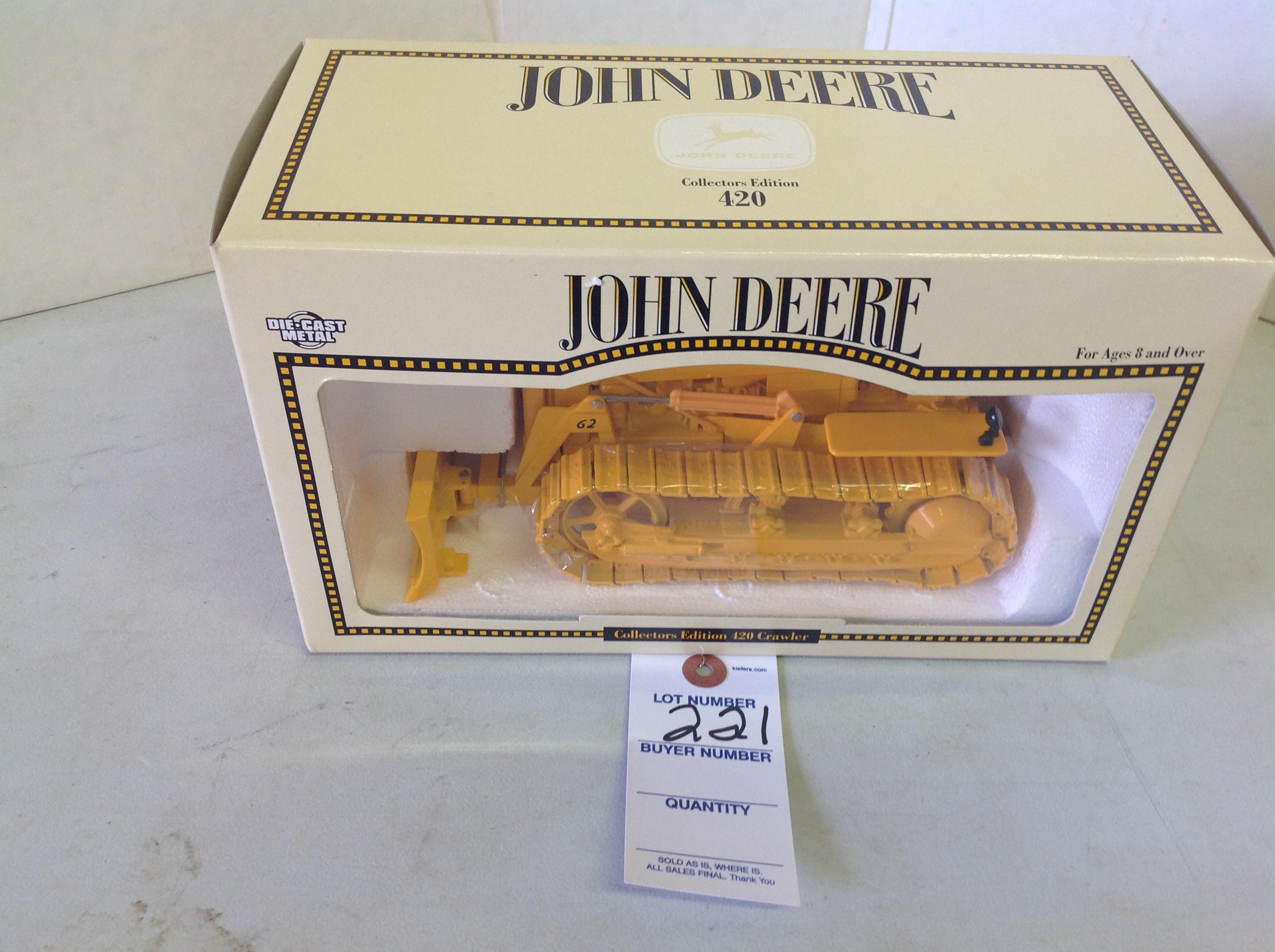 John Deere Collector Edition 420 crawler, NIB