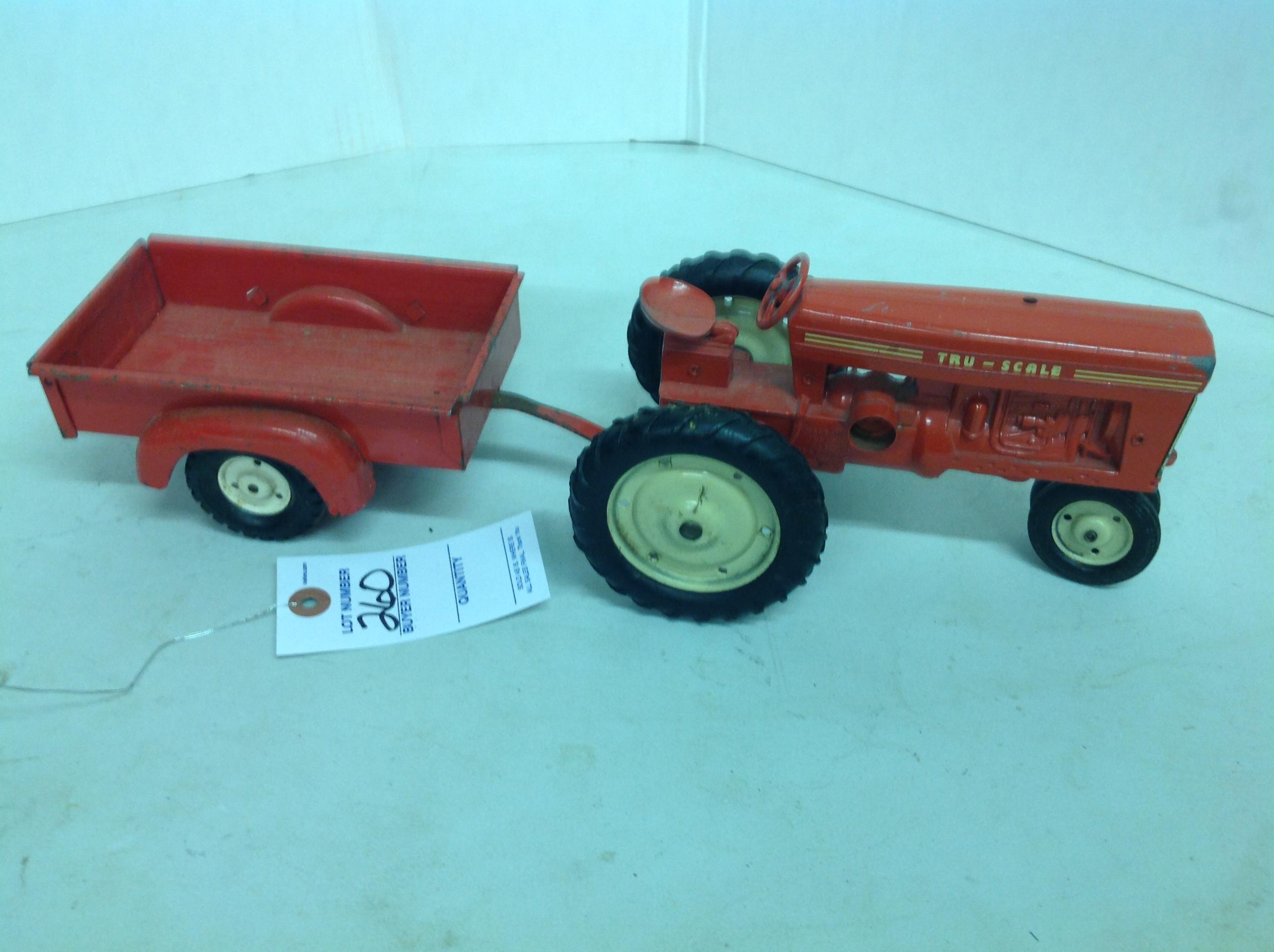 Tru Scale n/f tractor & Cart