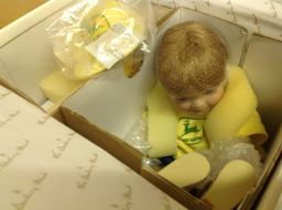 Bobby, Charlie Danbury mint John Deere porcelain dolls