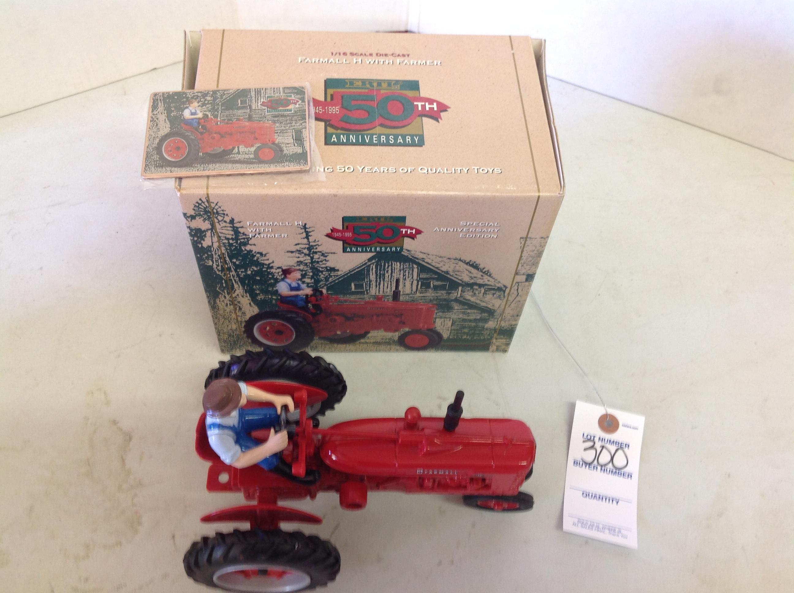 Farmall H w/farmer Special 50th Anniversary Edition, NIB