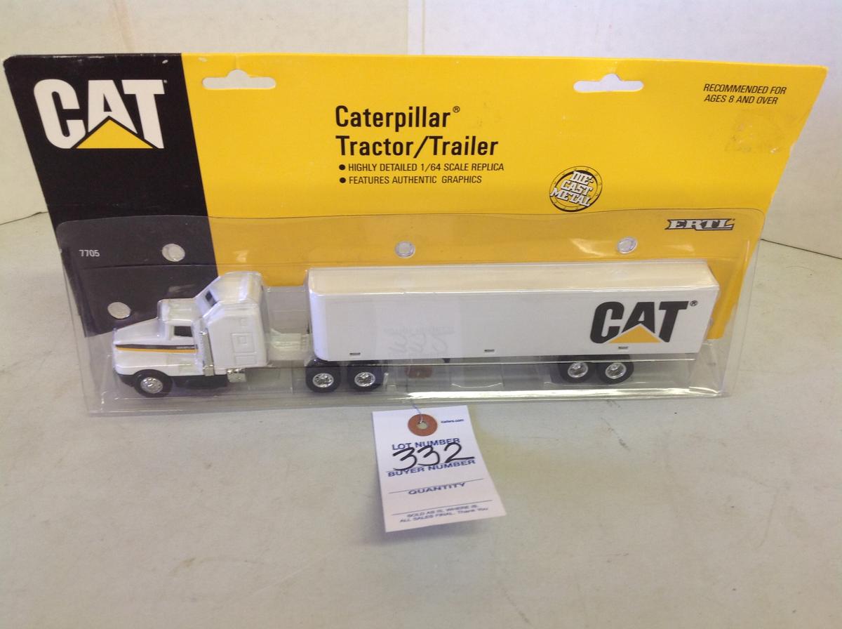 Ertl Rare Caterpillar tractor trailer unit