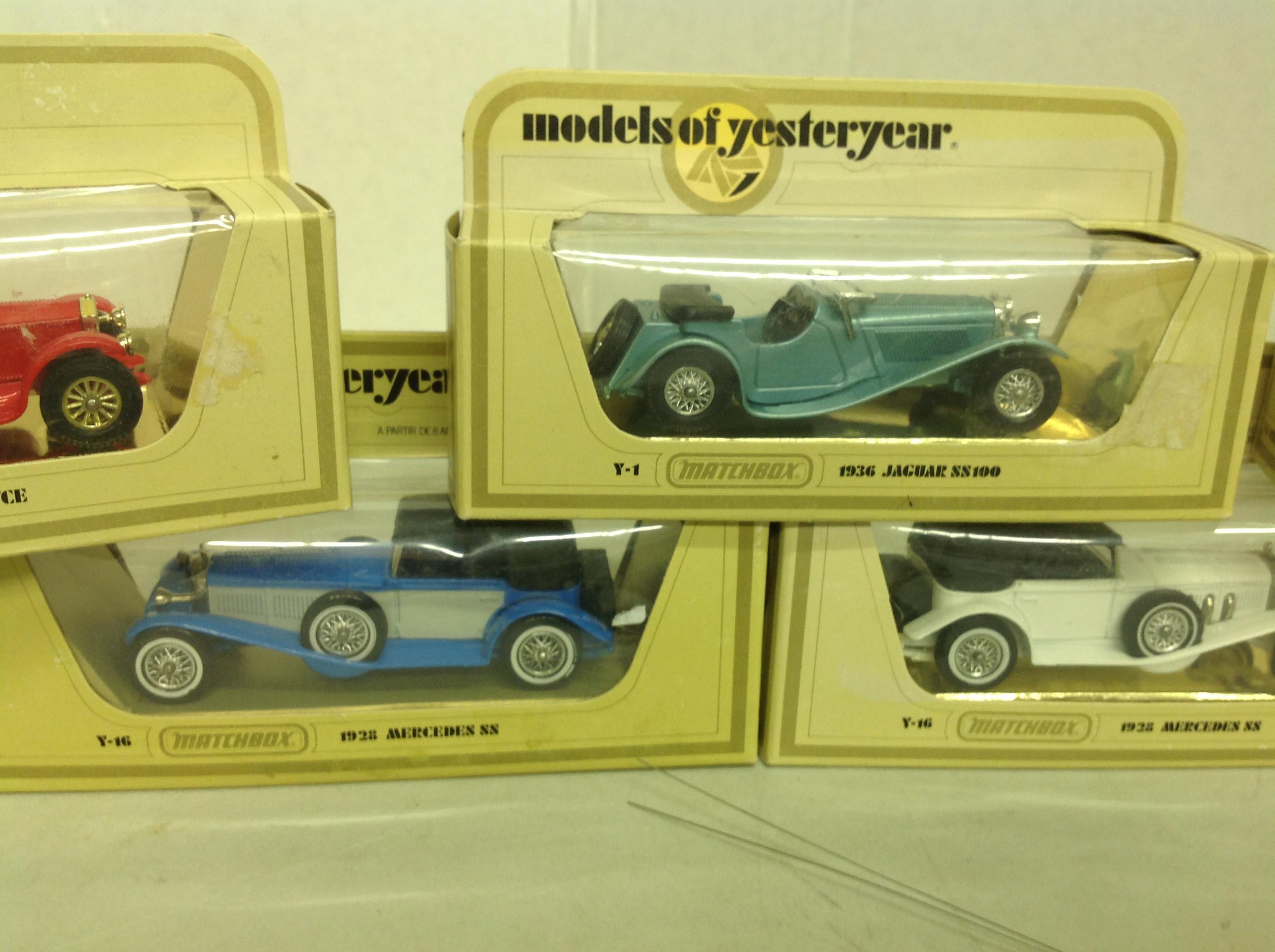 collection of models of yesteryear cars, Match Box