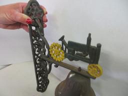 John Deere mail box and John Deere dinner bell