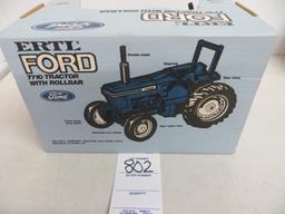 Ford 7710 tractor w/rollbar, mint