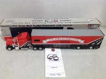Featherlite drop bed trailer w/Peterbilt 379 tractor, Limited Edition Toy Collector Club