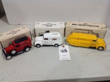 1932 delivery, 1950 panel truck, 1939 Dodge Airflow tanker, Make A Wish Foundation 1997