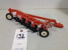 AC 4 bottom plow, 1/16 scale some paint missing