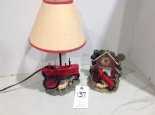 Farmall lamp & clock, clock don’t work