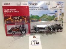 Dirt Burner pulling tractor & sled