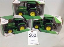 3 John Deere utility tractors, 2 - 3140 & 3350
