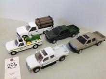 assortment of pickups